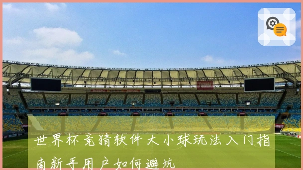 世界杯竞猜软件大小球玩法入门指南新手用户如何避坑