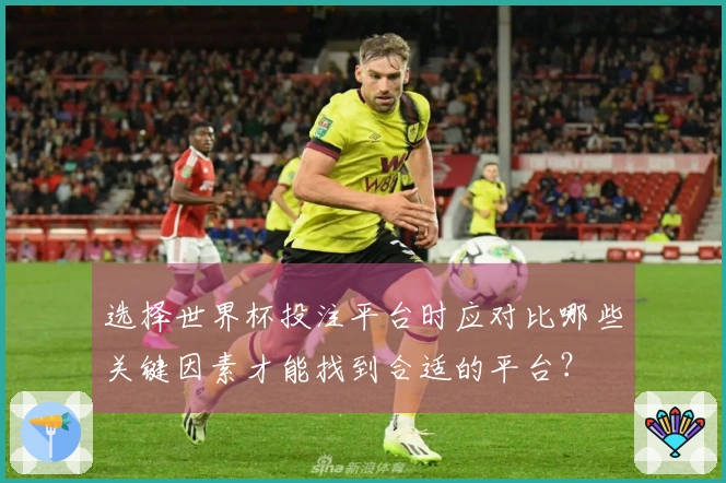 选择世界杯投注平台时应对比哪些关键因素才能找到合适的平台？