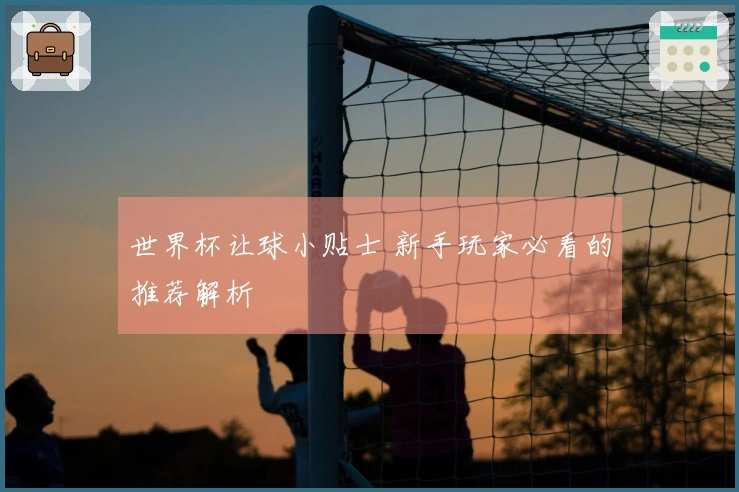世界杯让球小贴士 新手玩家必看的推荐解析