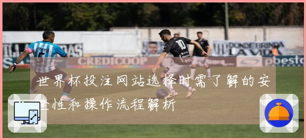 世界杯投注网站选择时需了解的安全性和操作流程解析